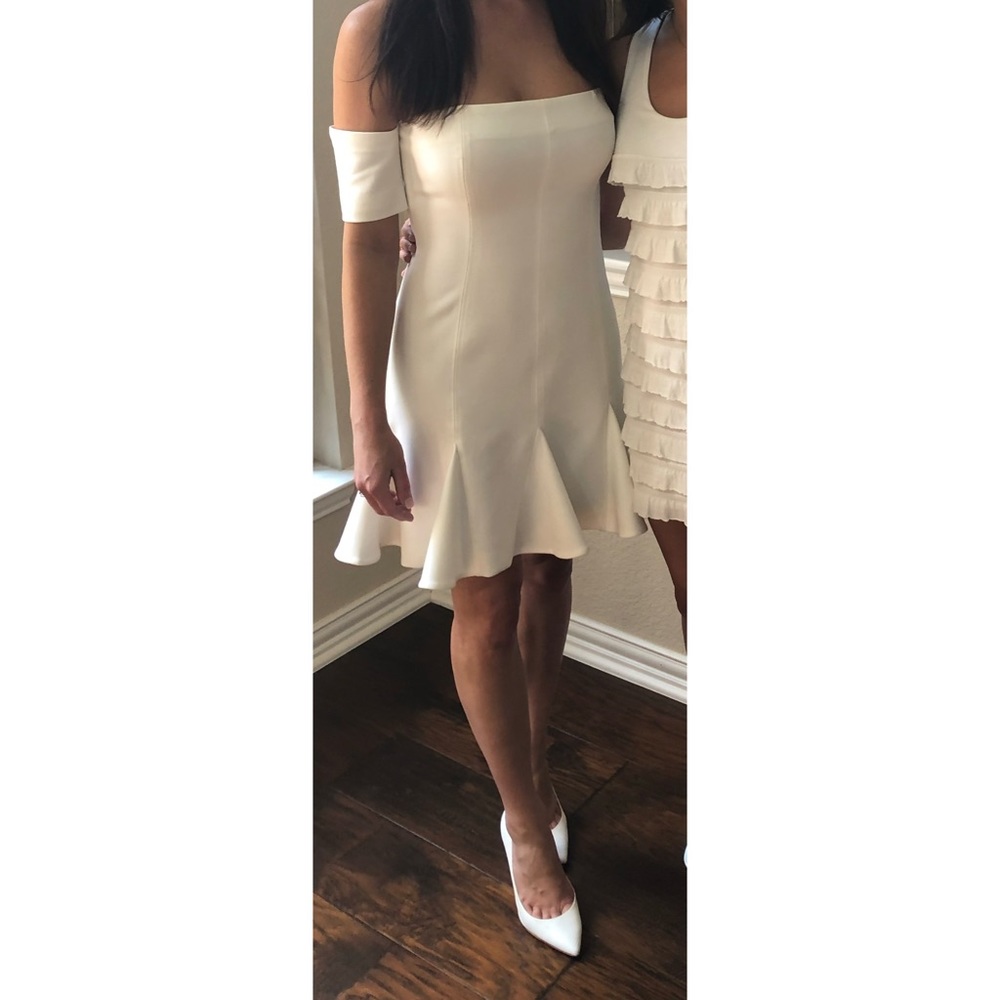 REVOLVE Cinq a sept Elba white off shoulder dress 4